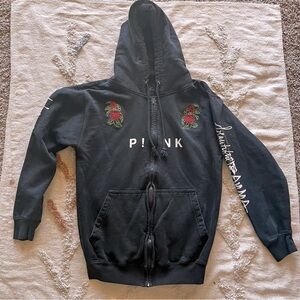 2018 P!no Beautiful Trauma World Tour Black Hoodie full zip sweatshirt small S